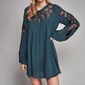 Free People Maybe Monday Dress Deep Forest | Small